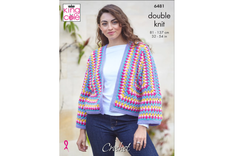Hexagon Cardigan’s knitted in Merino Blend DK - 6481