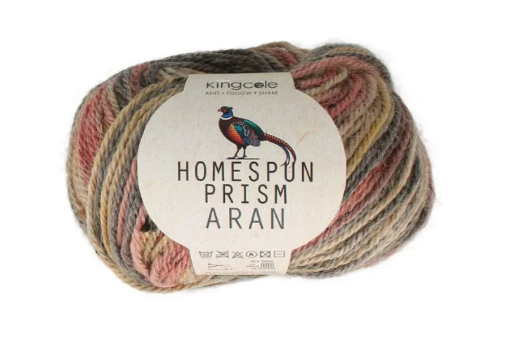 Homespun Prism Aran from King Cole
