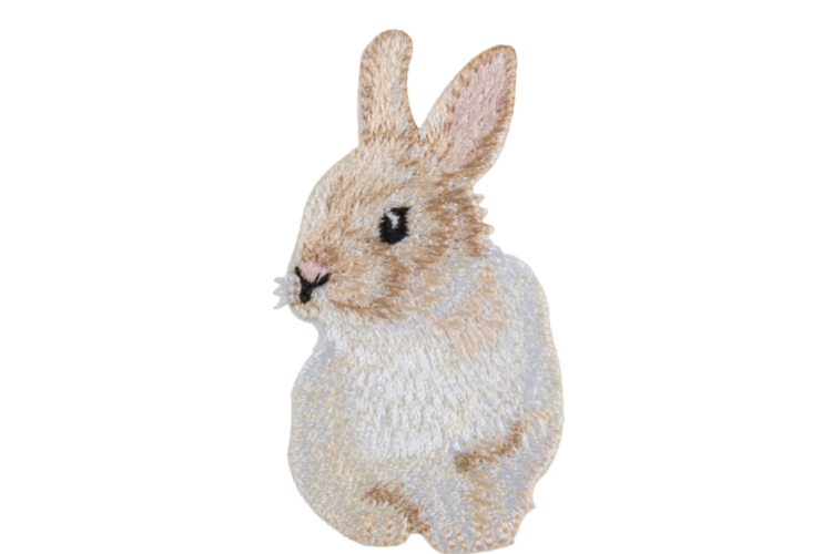 Iron on & Sew on Motif: Bunny