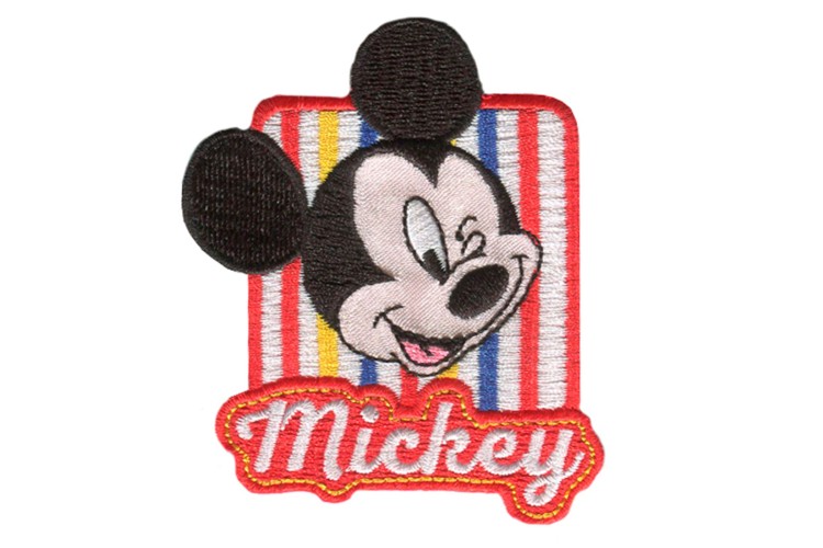 Iron on & Sew on Motif Mickey Mouse