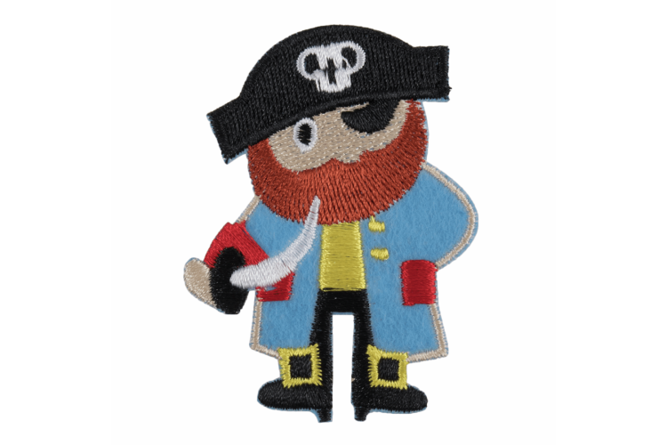 Iron on & Sew on Motif Pirate