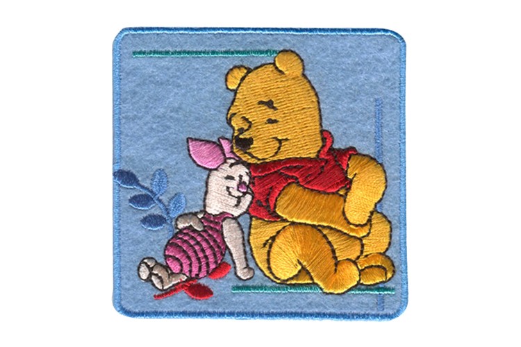 Iron on & Sew on Motif Pooh and Piglet
