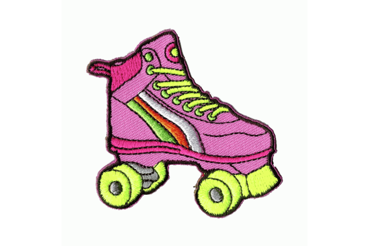 Iron on & Sew on Motif The Eighties Rollerskate