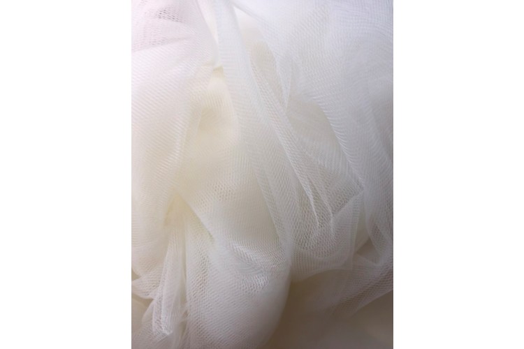 Ivory Tulle 100% Nylon