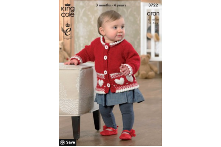 Jacket, Cardigan and Sweater Knitted in Comfort Aran - 3722