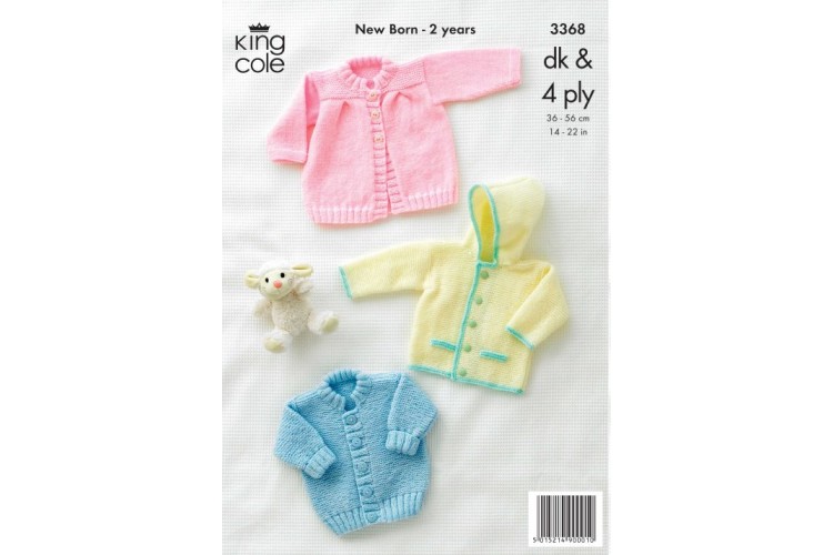 Jackets and Coat Knitted in Big Value Baby 4Ply/DK - 3368