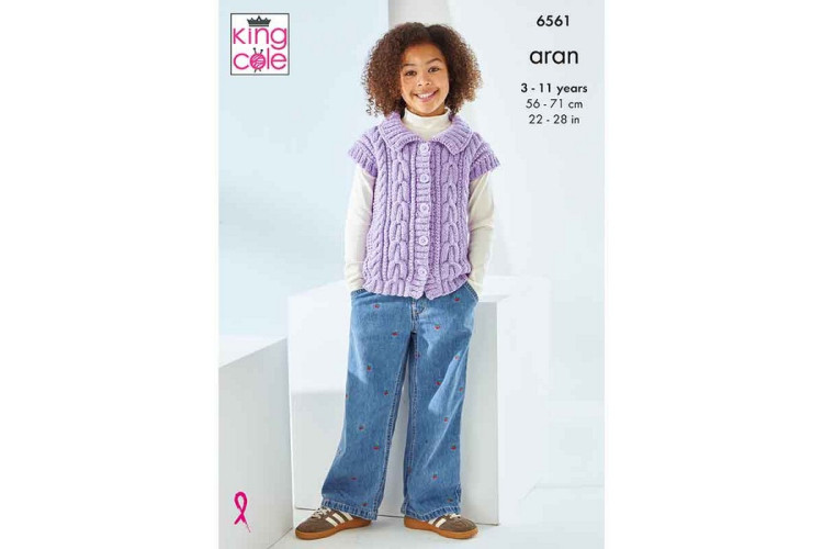 King Cole Pattern 6561- Fashion Aran