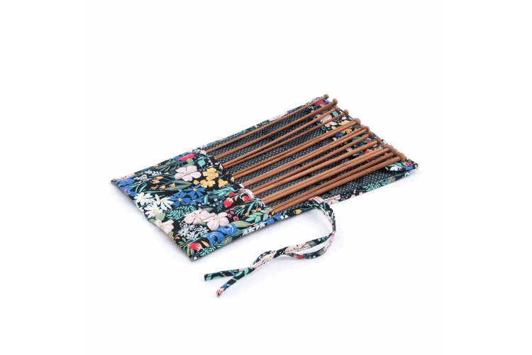Knitting Pin Roll: Filled: Matt PVC: Summertime