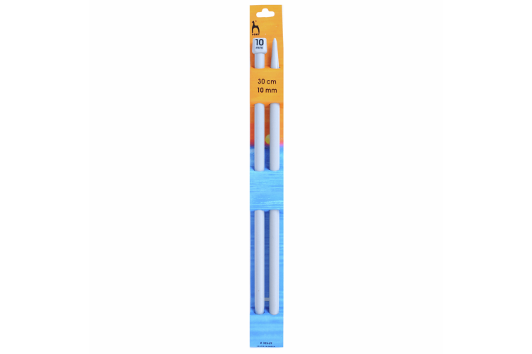 Knitting Pins, Single-Ended, Classic: 30cm x 10.00mm