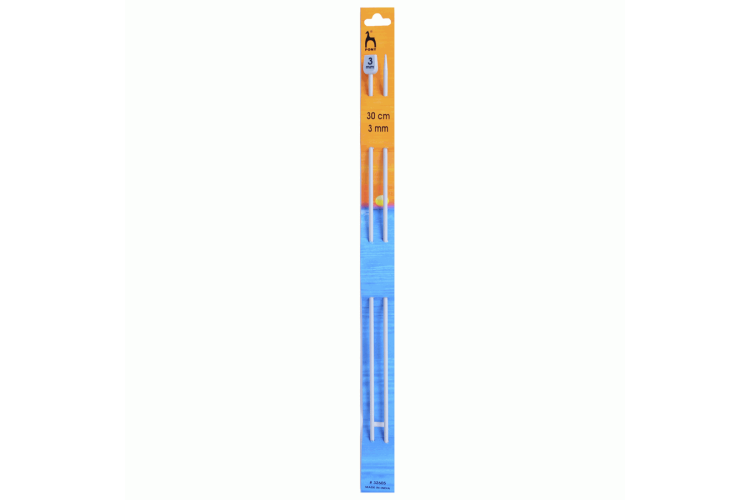 Knitting Pins, Single-Ended, Classic: 30cm x 3mm