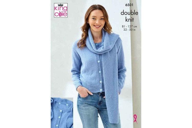 Ladies sweater and tank double knit 6501