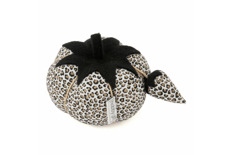 Large Leopard Print Tomato Pin Cushion