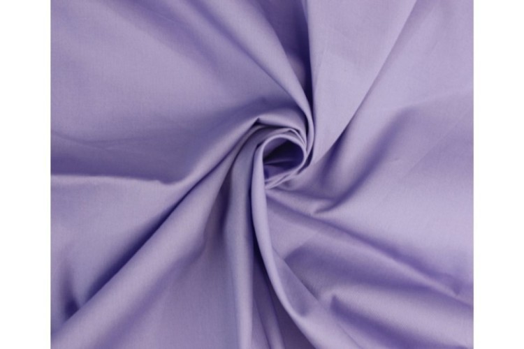 Lilac Polycotton 112cm Wide 80% Polyester, 20% Cotton