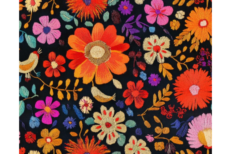 Little Johnny Cotton Jersey Embroidery 95% Cotton 5% Elastane 147cm