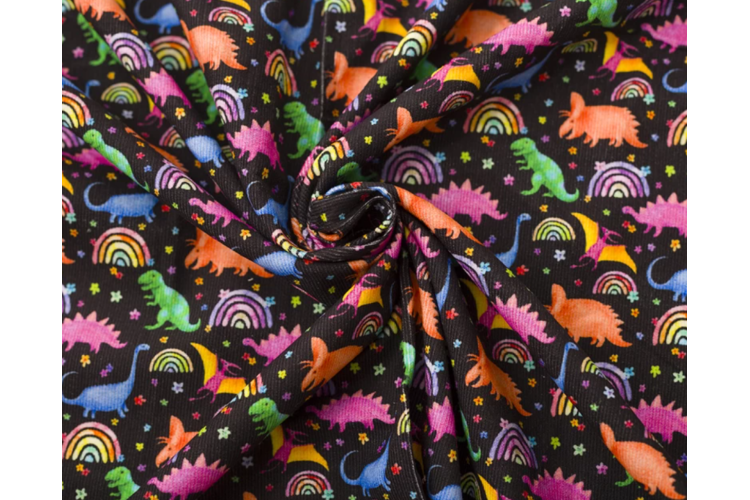 Little Johnny Needlecord Dinos 100% Cotton 112cm