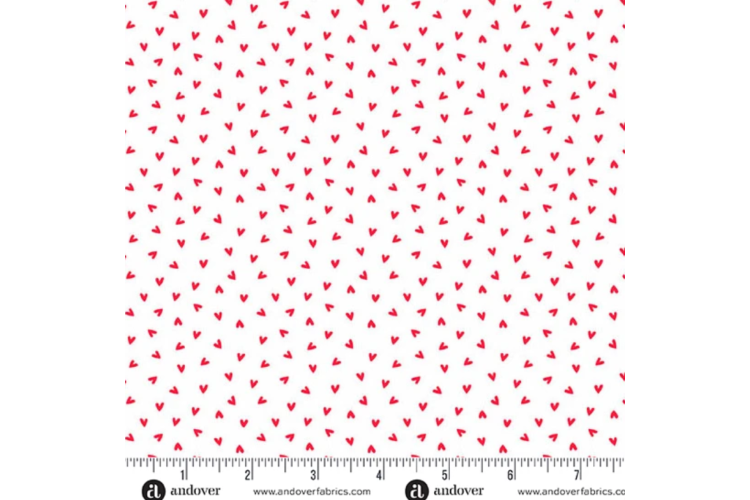 Little Ladies by Tami Jones Love Bug Hugs White 112cm Wide 100% Cotton
