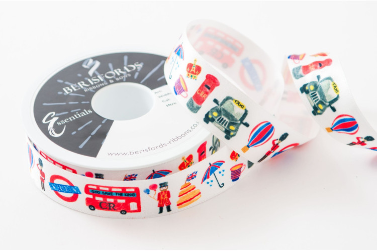 London Icons Ribbon 25mm
