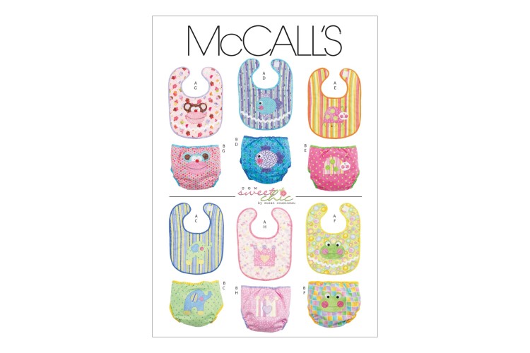 M6108 Infants' Bibs and Diaper Covers