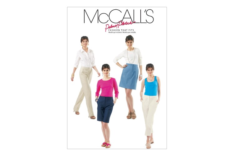 M6361 Misses' Skirt, Shorts and Pants In 2 Lengths