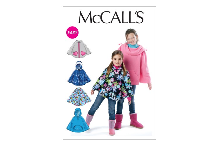 M6431 Children's/Girls' Ponchos