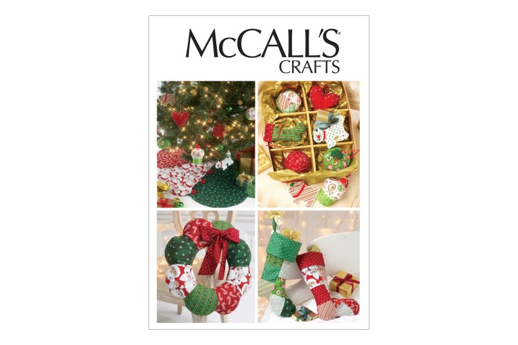 M6453 Ornaments, Wreath, Tree Skirt and Stocking