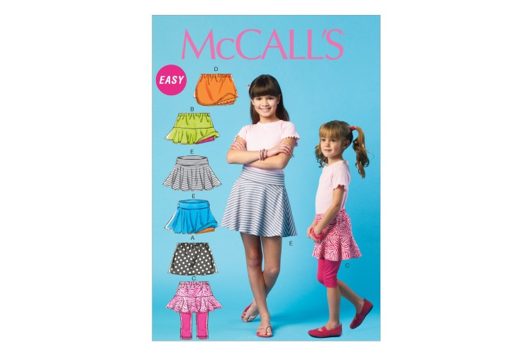 M6918 Children's/Girls' Skorts