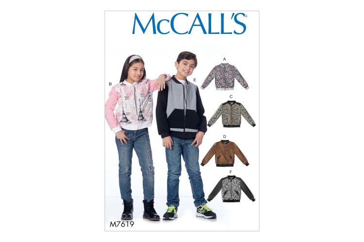 M7619 Children's/Girls'/Boys' Bomber Jackets