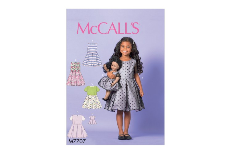 M7707 Children/Girls' Dresses and 18