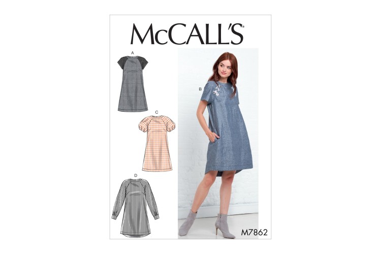 M7862 Misses' Dresses