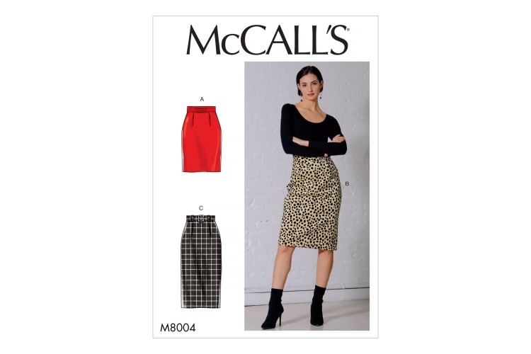 M8004 Misses' Skirt and Belt