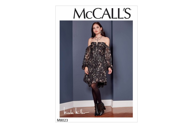 M8023 Misses' Dresses, Nicole Miller