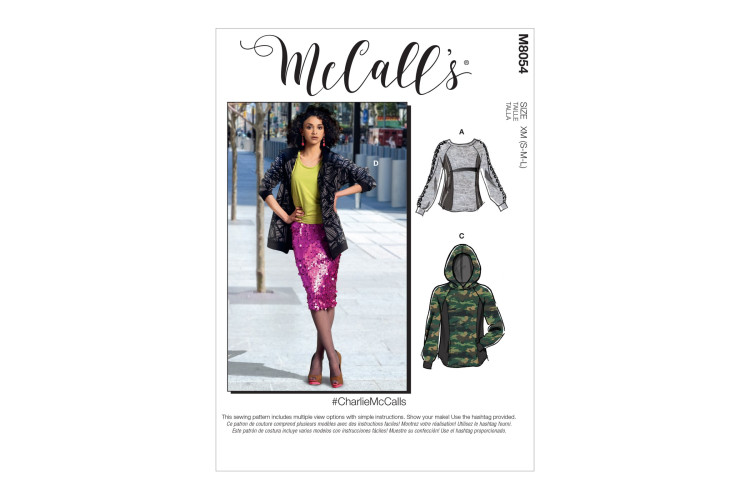 M8054 Misses'/Men's Tops and Hoodies #CharlieMcCalls