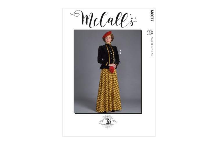 M8077 Historical Jacket and Skirt