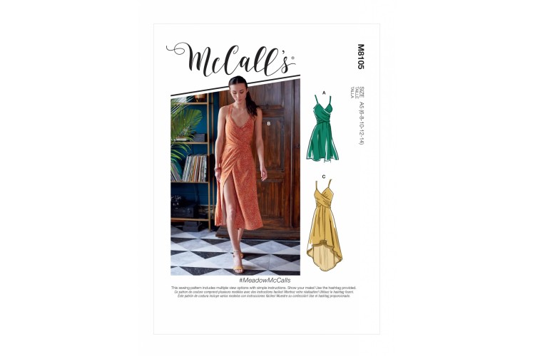M8105 Misses' Dresses. #MeadowMcCalls