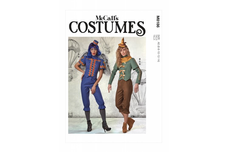 M8186 Misses' Costume