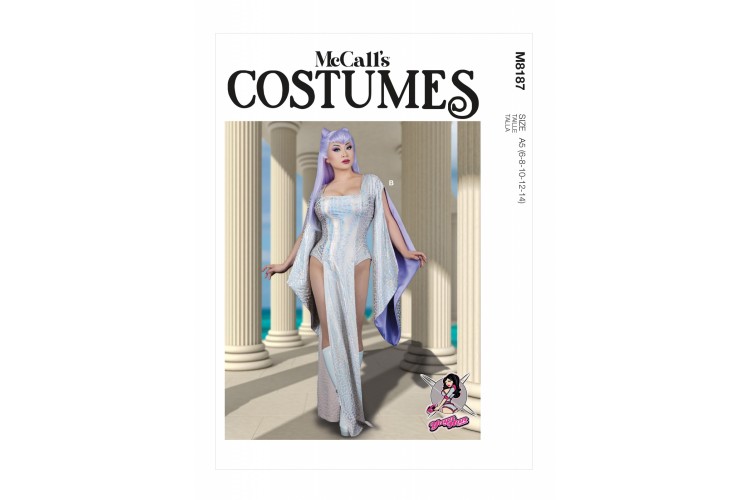 M8187 Misses' Costume Leotard With Front & Back Panel
