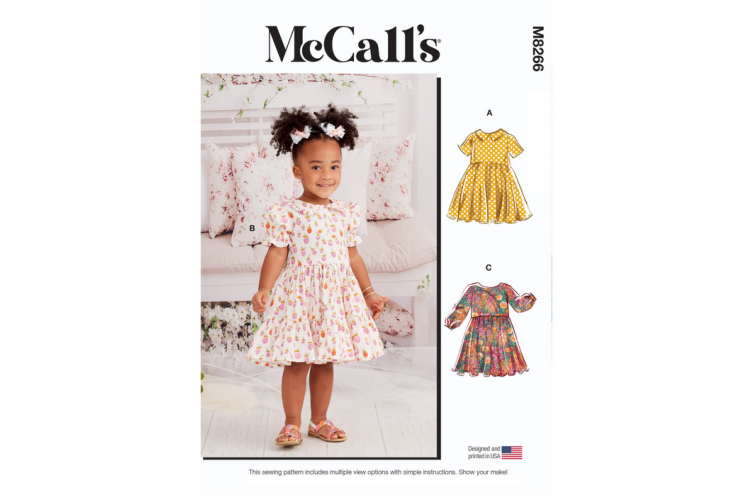 M8266 Toddlers' Dresses