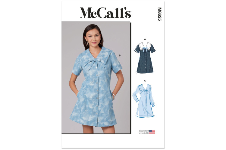 M8625 McCall's Sewing Pattern - Misses Dress