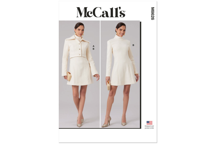M8626 McCall's Sewing Pattern - Misses Dress & Jacket