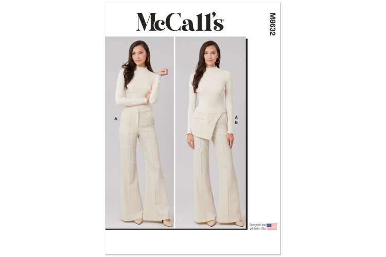 M8632 McCall's Sewing Pattern - Misses Trousers