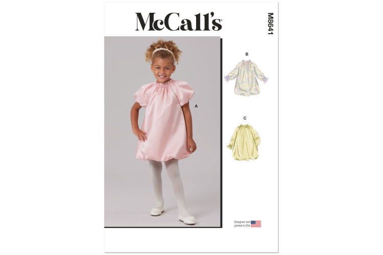 M8641 McCall's Sewing Pattern - Child Dress
