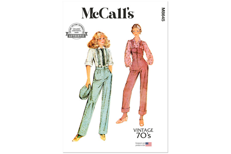 M8645 McCall's Sewing Pattern - Misses Casual Wear