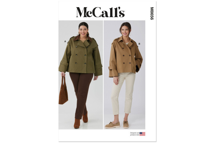 M8656 McCall's Sewing Pattern - Misses / Plus Jacket