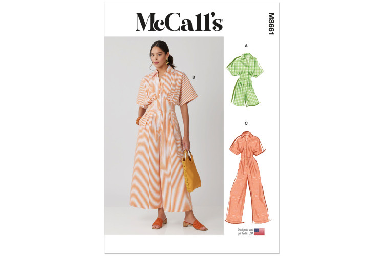 M8661 McCall's Sewing Pattern - Misses Jumpsuit