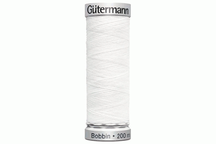 Machine Embroidery Bobbin Thread Gutermann Sulky, 200m Colour 1001