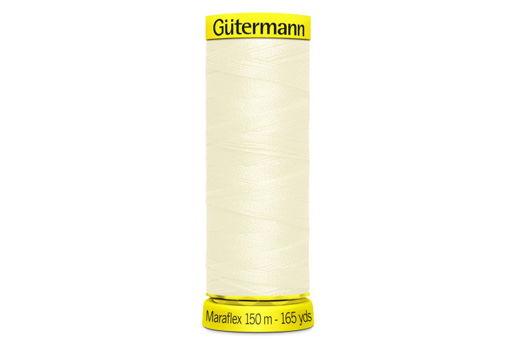Maraflex Thread Gutermann, 150m Colour 001 (cream)