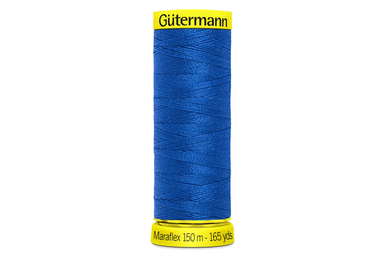 Maraflex Thread Gutermann, 150m Colour 315 Electric Blue