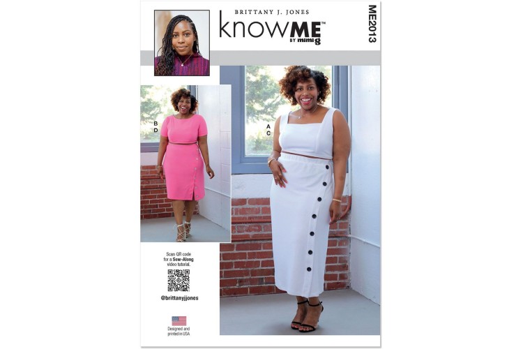 McCall's Know Me ME2013 Misses' and Women's Knit Tops and Skirts by Brittany J. Jones