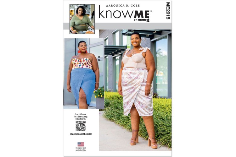 McCall's Know Me ME2015 Women's Lined Bustier and Skirt by Aaronica B. Cole