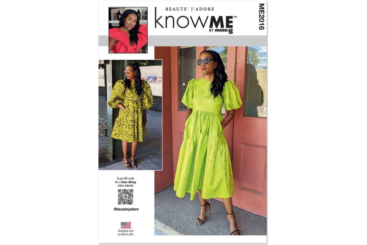 McCall's Know Me ME2016 Misses' Dress by Beaute' J'adore